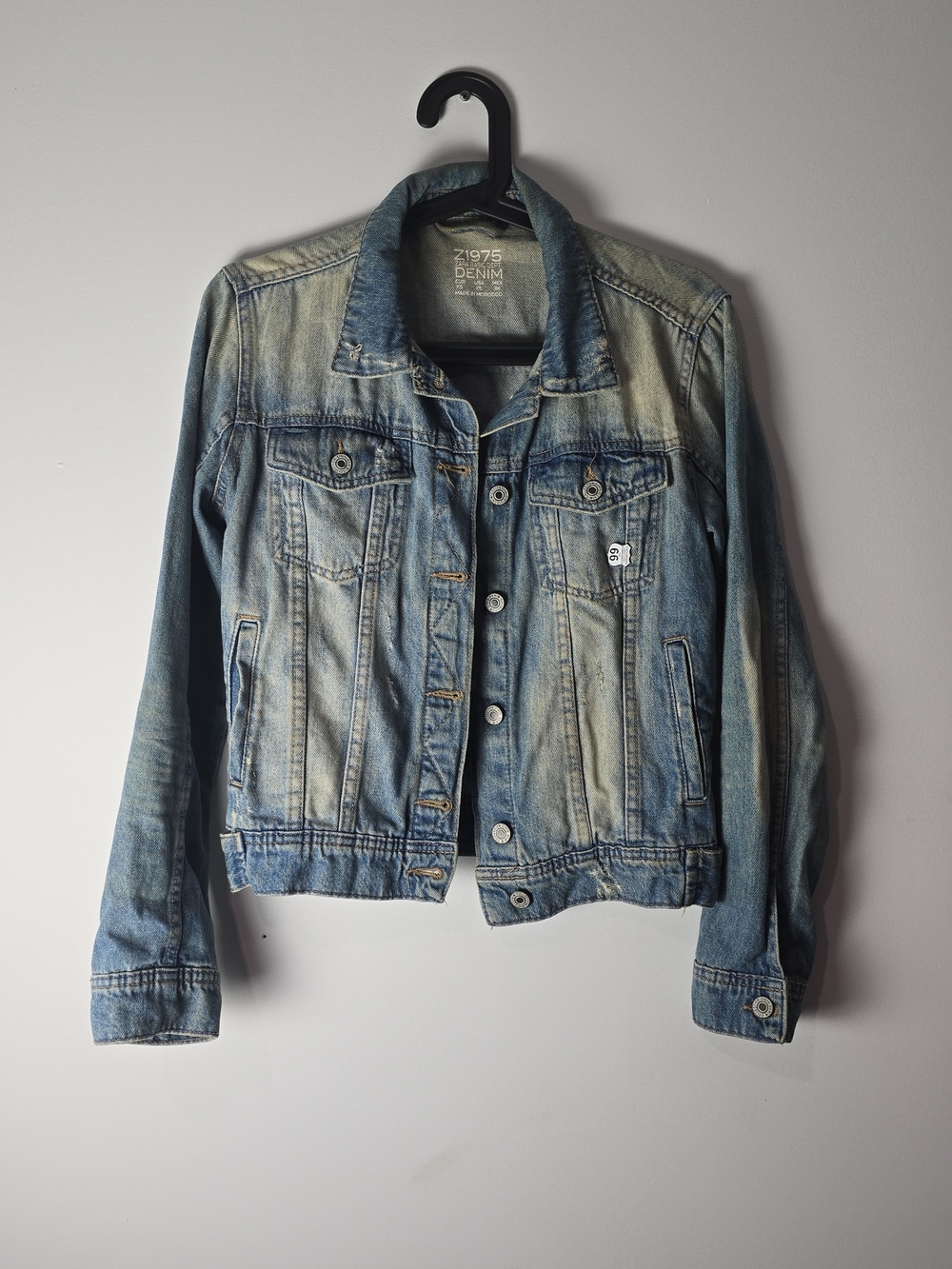 Zara Faded Blue Denim Jacket